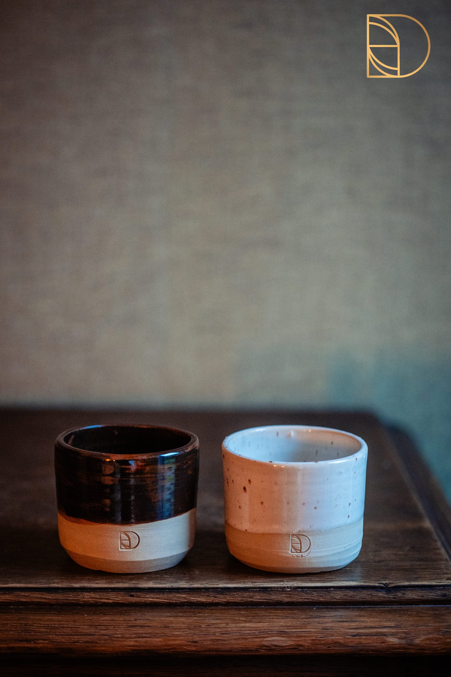 Set van twee mokjes 125 ml