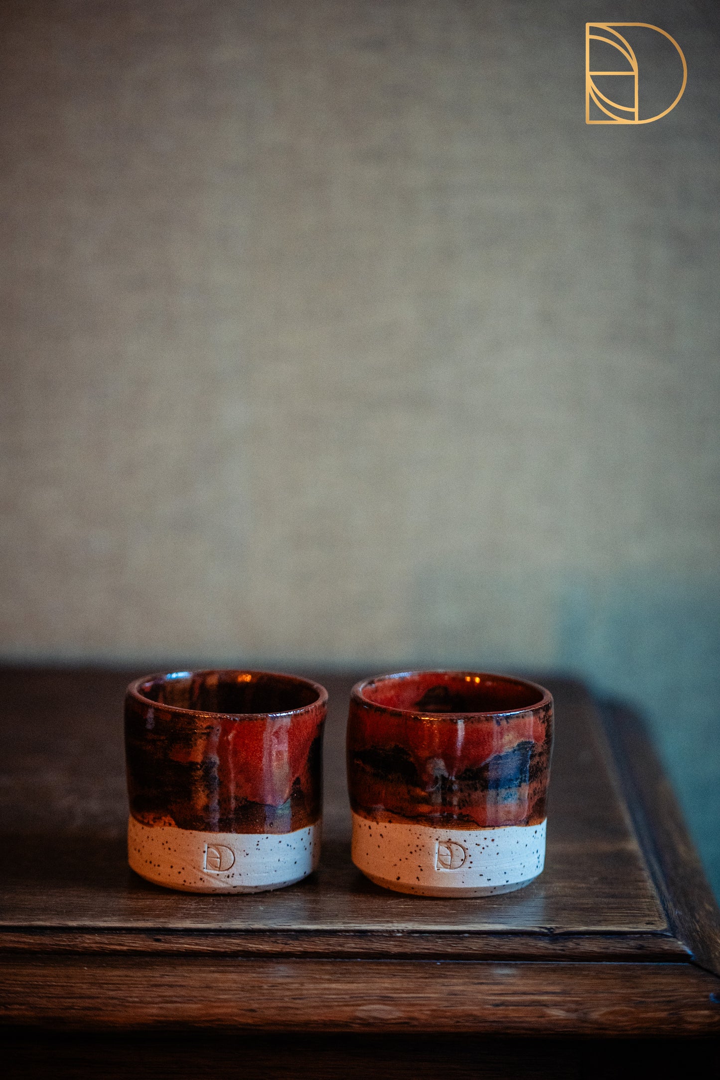 Set van twee mokjes 125 ml