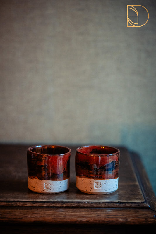 Set van twee mokjes 125 ml