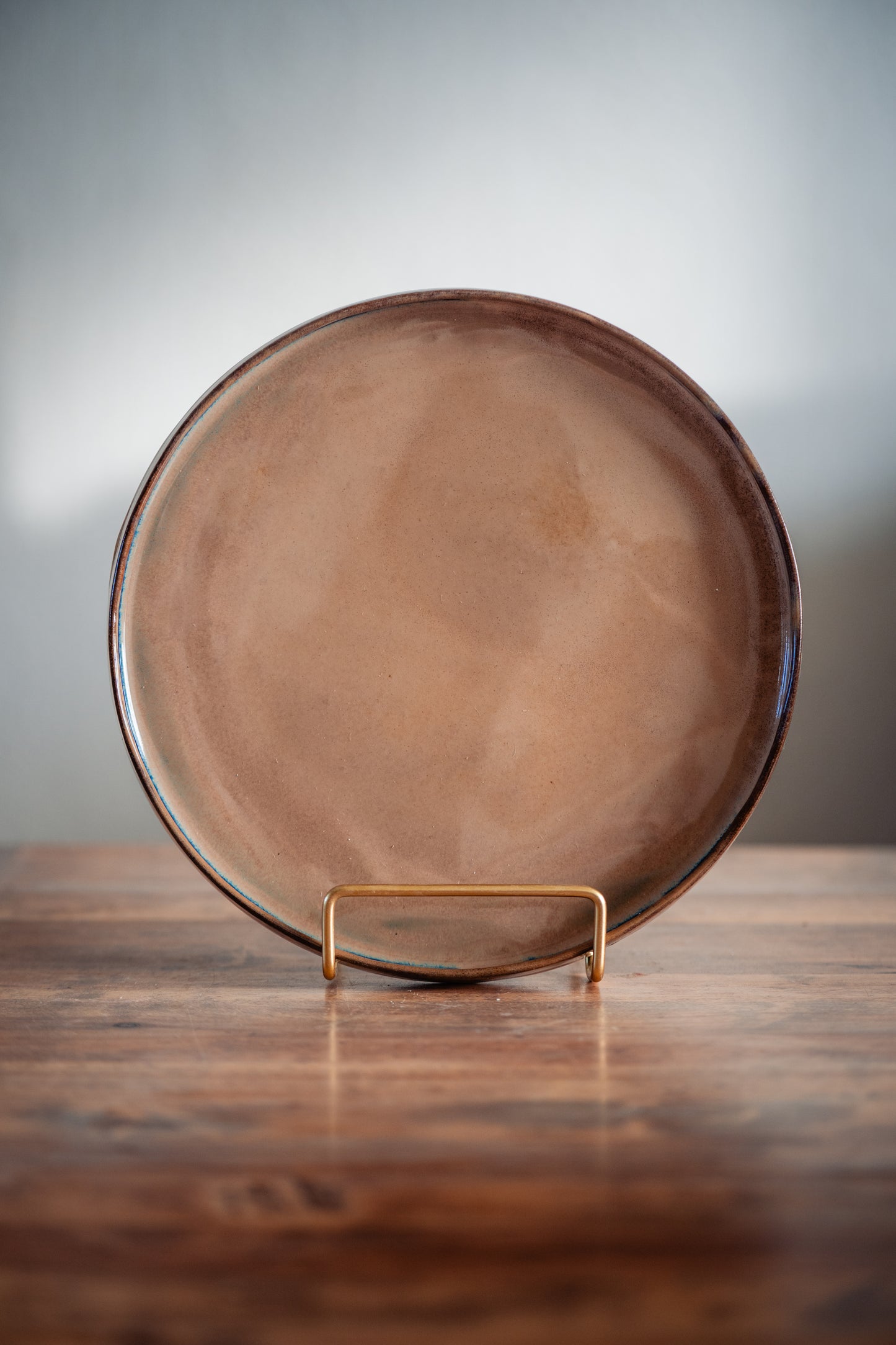 Dinerbord Roze/blauw