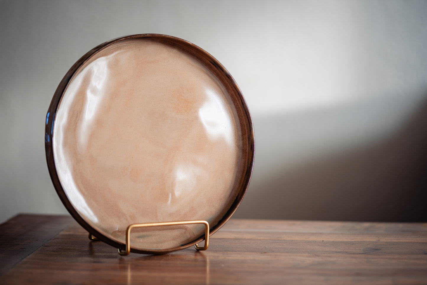 Dinerbord Roze/blauw