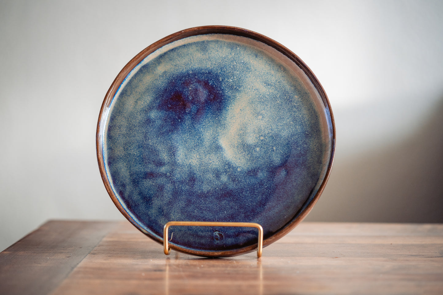 Dinerbord Roze/blauw