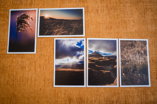 Kaartenset klein Golden Hour